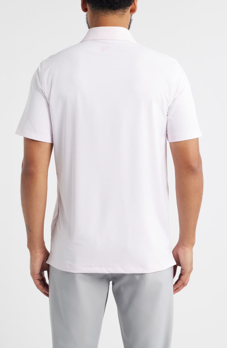 G/FORE Feeder Stripe Performance Polo, Alternate, color, Blush