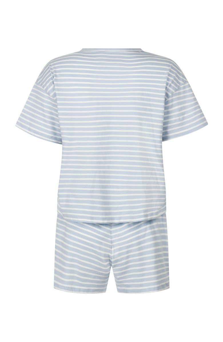 Hunkemöller T-Shirt and Short Pyjama Set, Alternate, color, Kentucky Blue