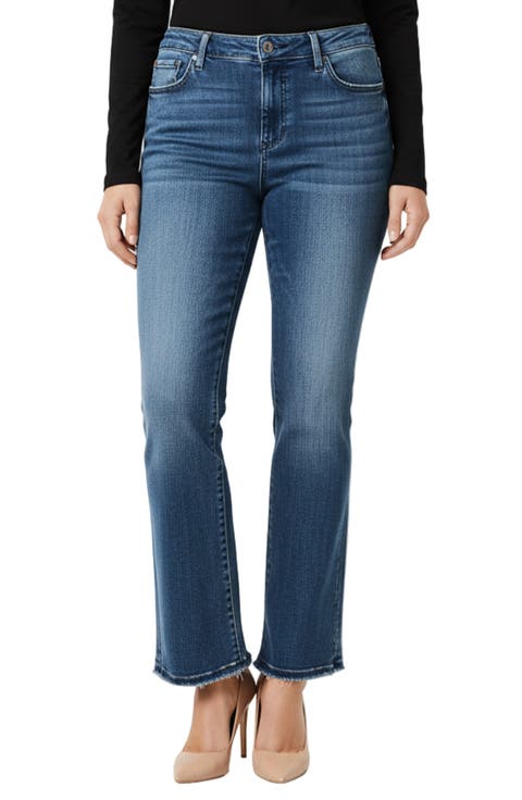 High Waist Ankle Flare Jeans