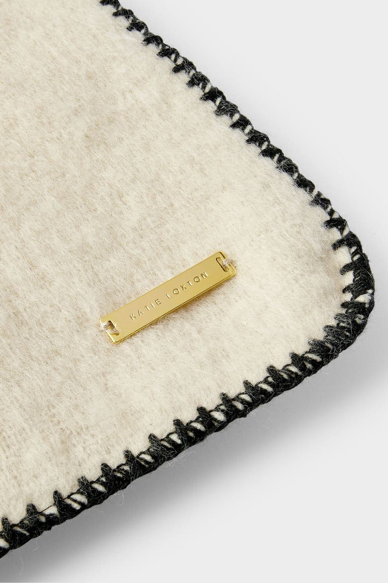 Whipstitch Scarf, Alternate, color, Cream