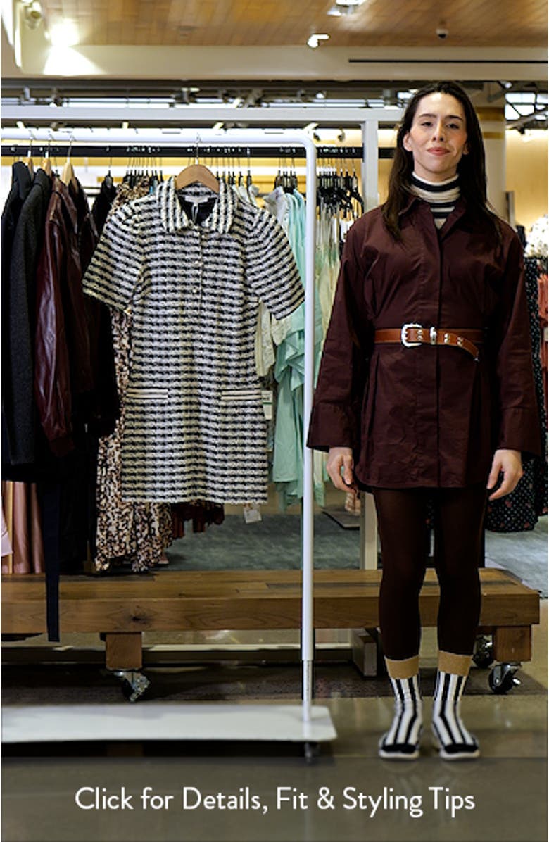 Marcella Metallic Bouclé Minidress, sales video thumbnail