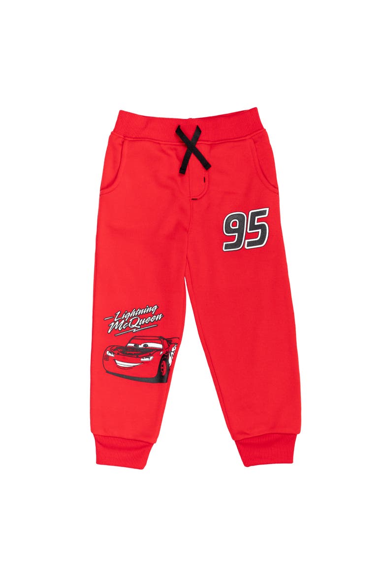 Mickey Mouse Fleece Jogger Pants 2-Pack, Alternate, color, Lightning McQueen Red