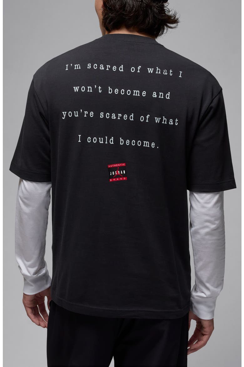 Statement 1985 Cotton Graphic T-Shirt, Alternate, color, OFF NOIR