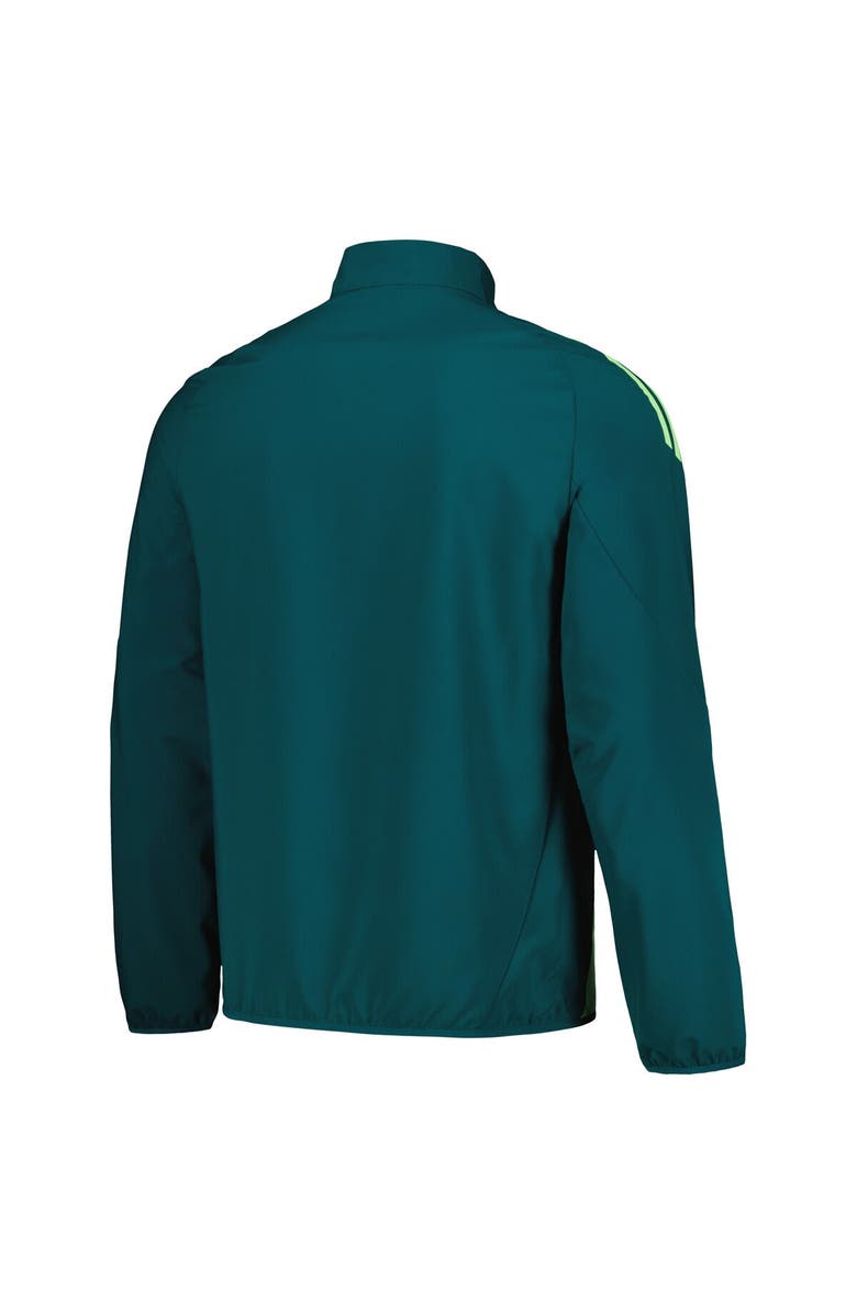 adidas Men's adidas Green Mexico National Team 2024 AEROREADY Pre-Match Full-Zip Jacket, Alternate, color,