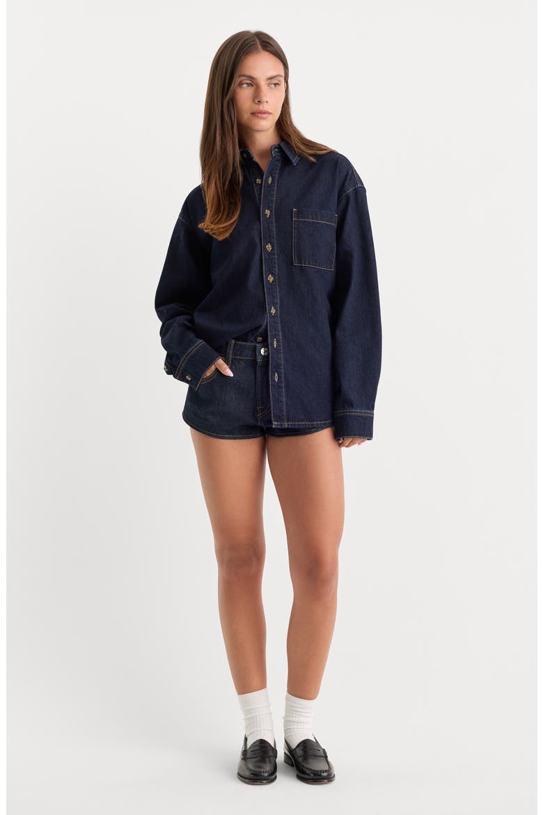 The Denim Easy Shirt, Alternate, color, INDIGO1389