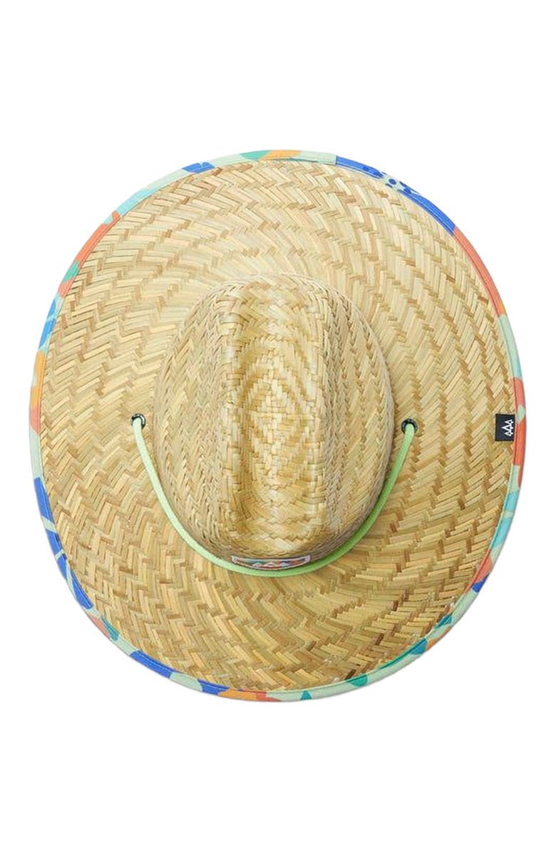 Hemlock Ross Big Kids Straw Lifeguard Hat, Alternate, color, Abstract Floral