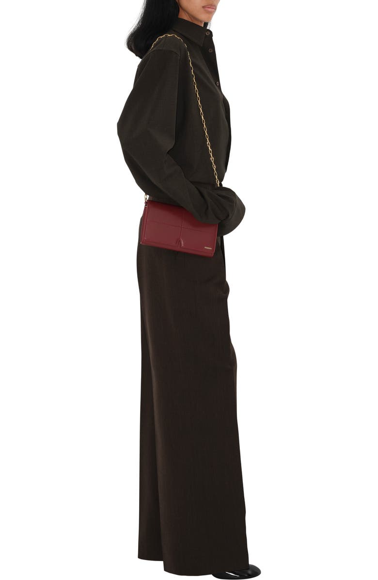 Burberry Snip Chain Strap Wallet, Alternate, color,