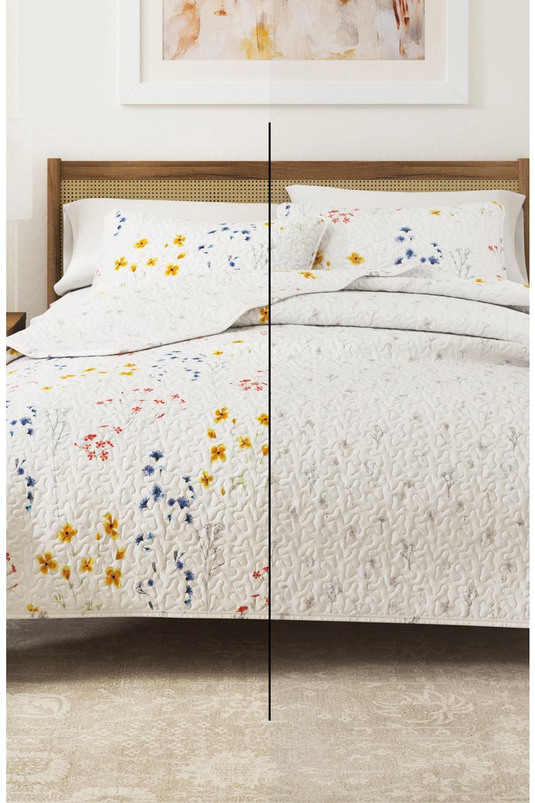 Wildflower Quilt & Sham Set, Alternate, color, WILDFLOWERS
