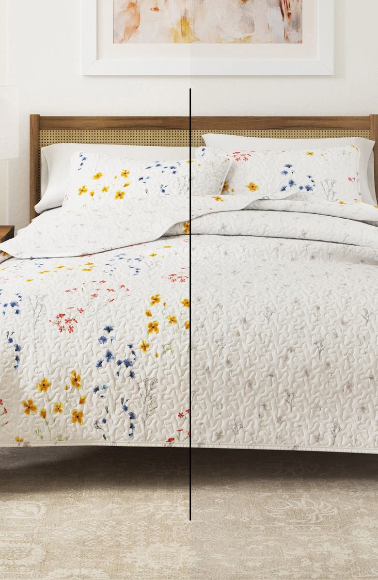 Woven & Weft Wildflower Quilt & Sham Set, Alternate, color, Wildflowers