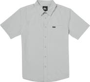 Quiksilver Ridgeport Regular Fit Short Sleeve Performance Button-Up Shirt