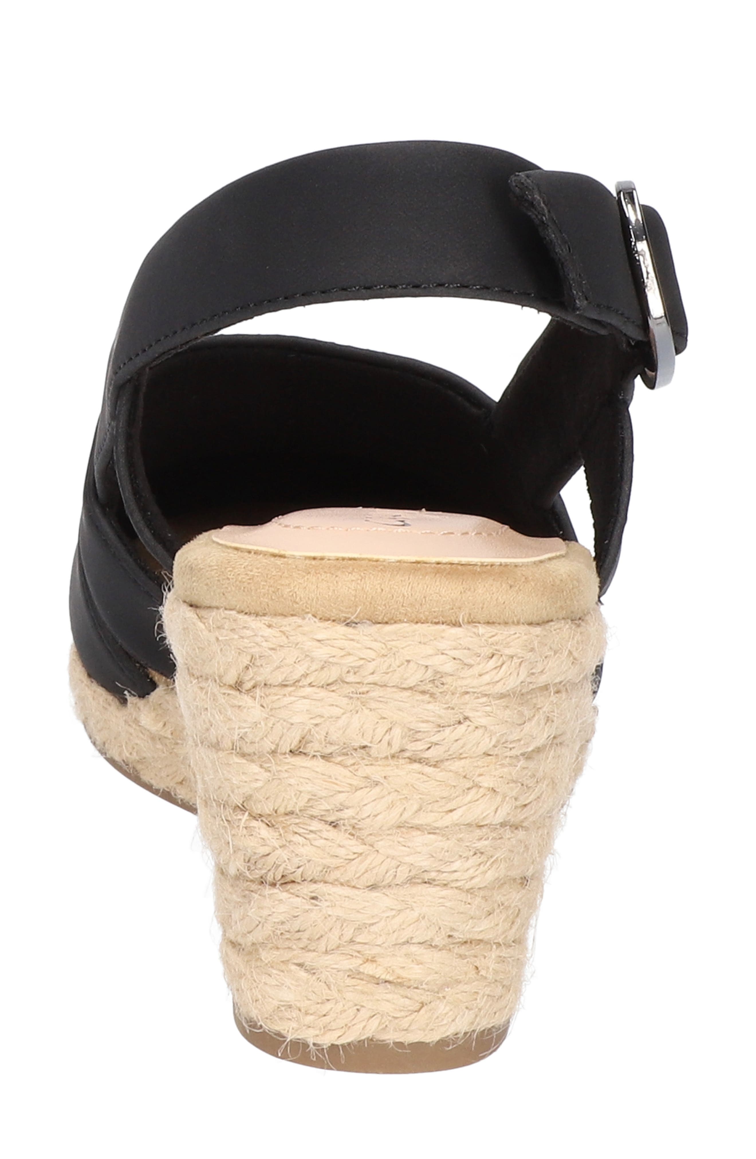 EASY STREET Stargaze Espadrille Wedge Pump, Alternate, color, Black