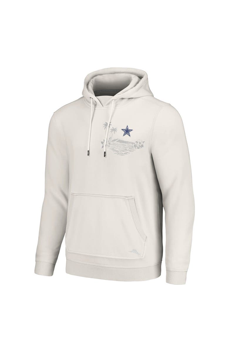 Tommy Bahama Men's Tommy Bahama White Dallas Cowboys Home Game Pullover Hoodie, Alternate, color, 