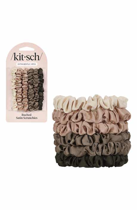 Kitsch Satin Ultra Petite 6-Pack Scrunchies
