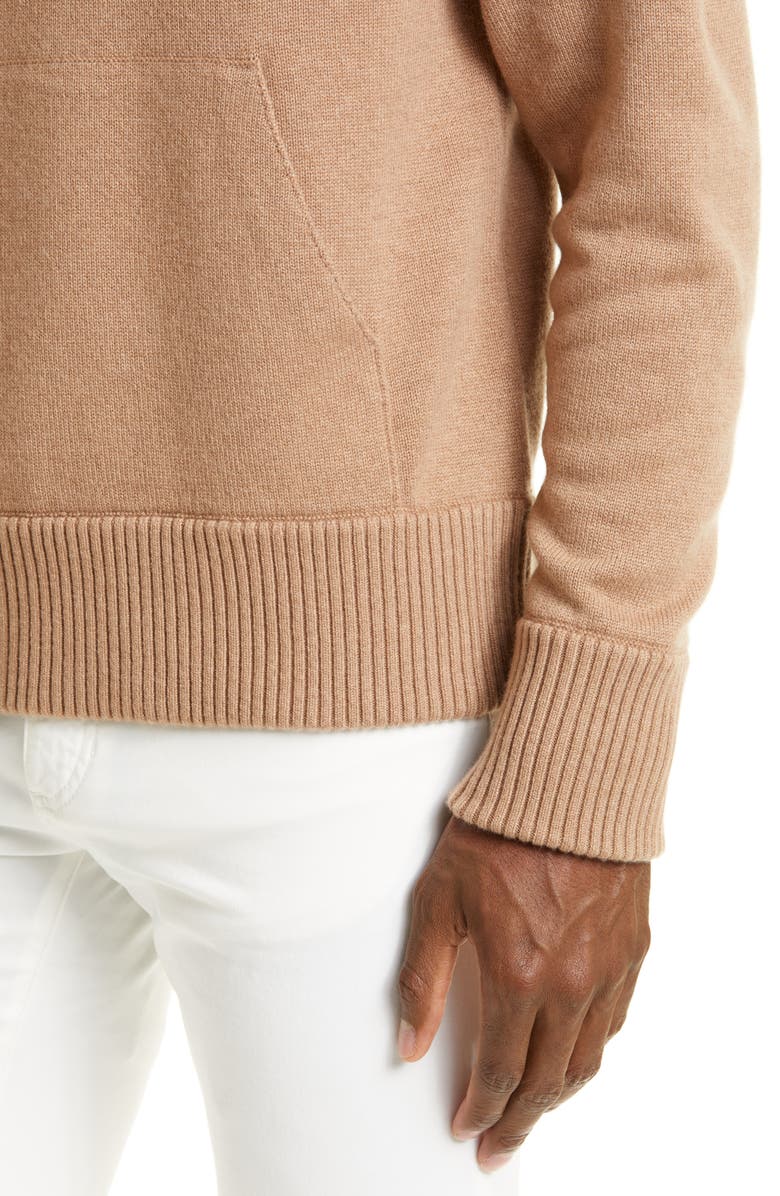 ZEGNA Chunky Cashmere Hoodie, Alternate, color, Vicuna
