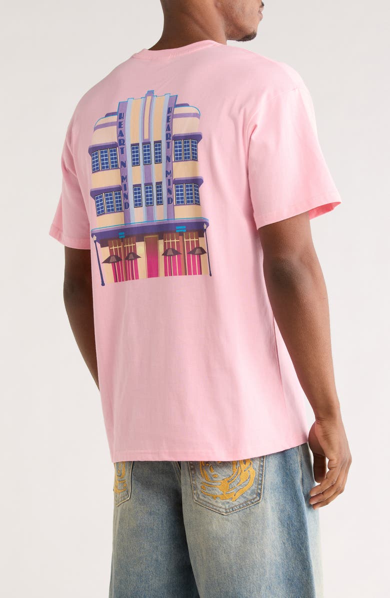 Billionaire Boys Club South Beach Graphic T-Shirt, Alternate, color, Candy Pink