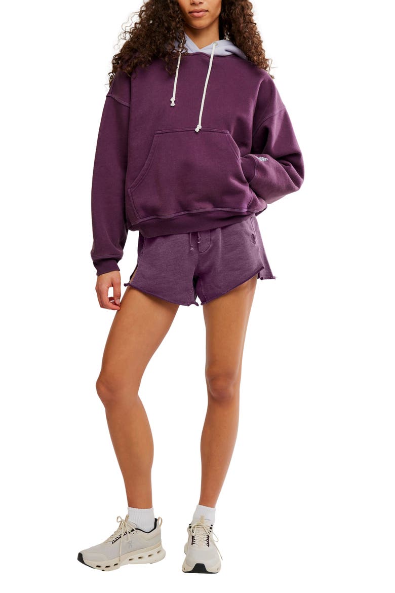 Final Call Colorblock Hoodie, Alternate, color, BLACKBERRY/ LUNAR BLO