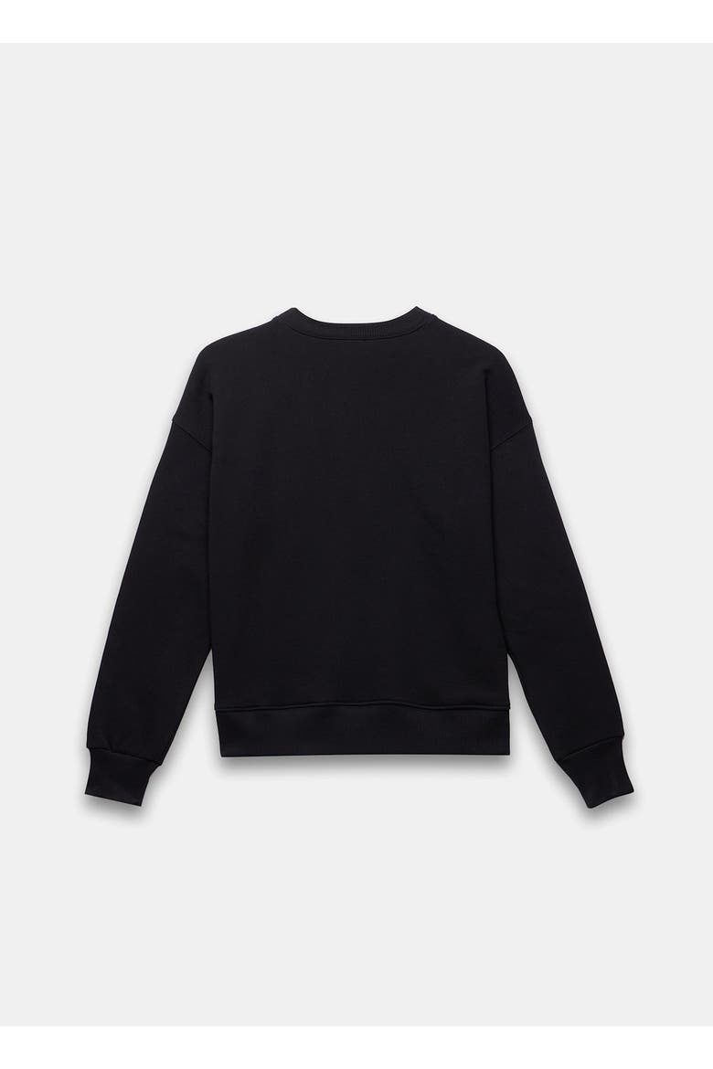 Cotton Blend Graphic Motif Sweatshirt, Alternate, color, Black