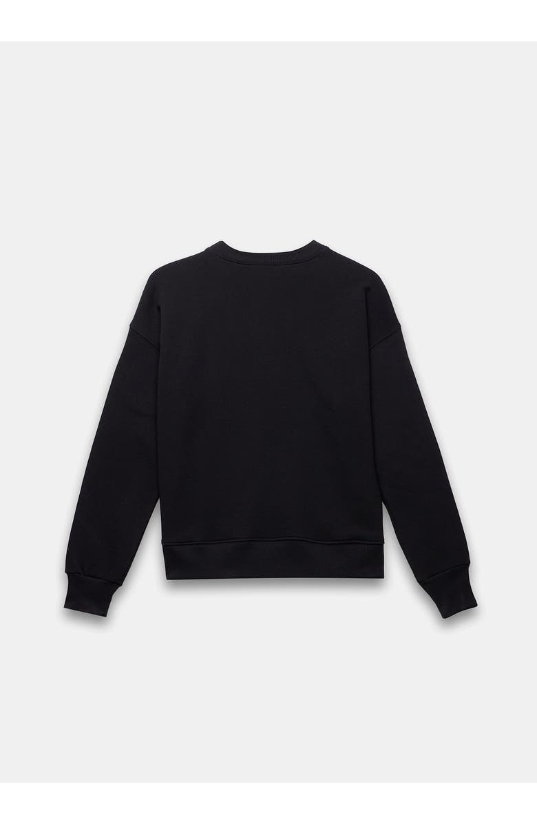 MINT VELVET Cotton Blend Graphic Motif Sweatshirt, Alternate, color, Black