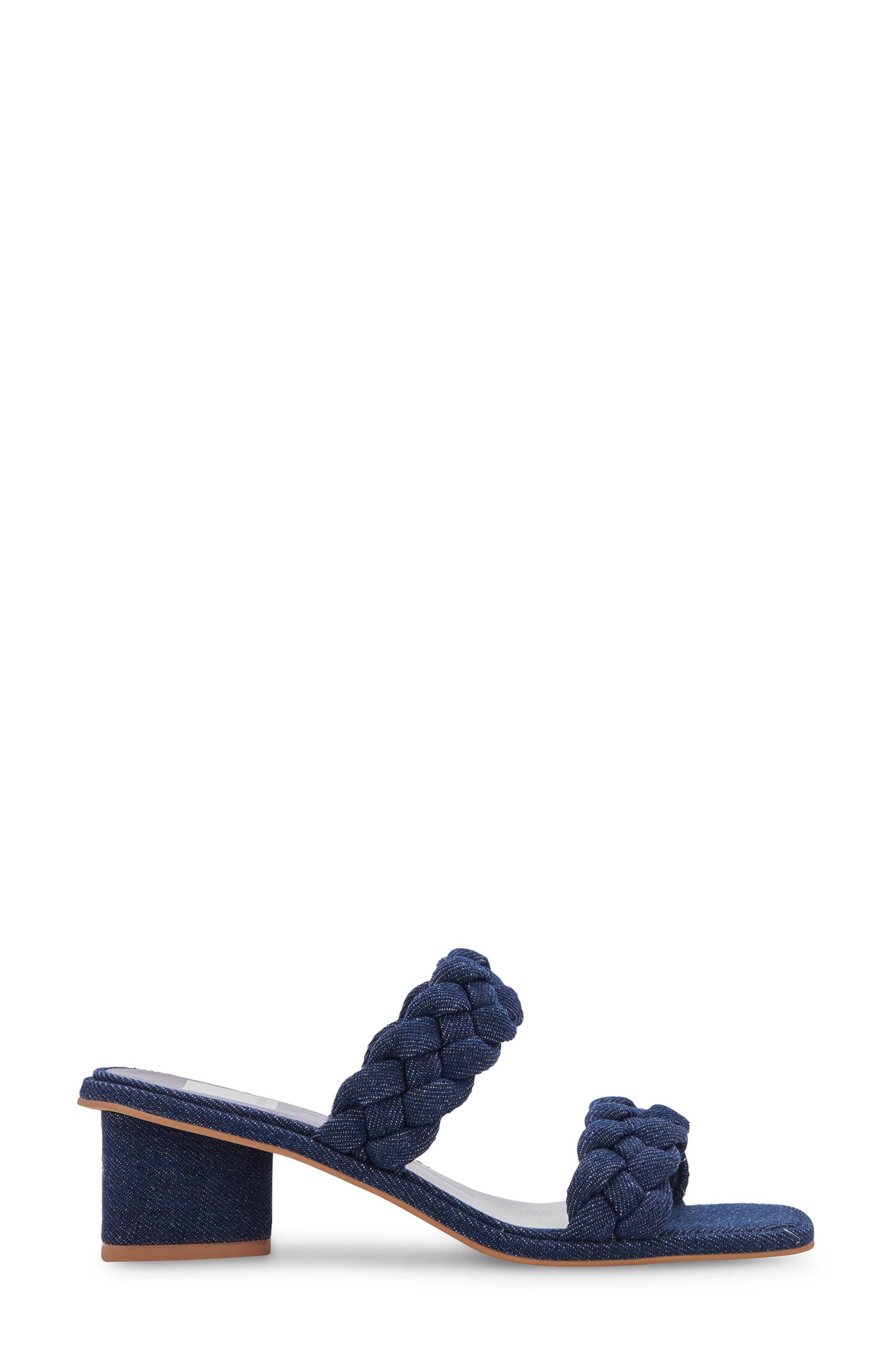 Dolce Vita Ronin Slide Sandal, Alternate, color, Indigo Denim