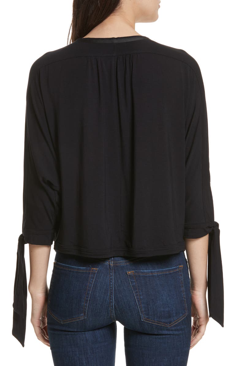 Free People Keepin' On Tie Sleeve Tee, Alternate, color,