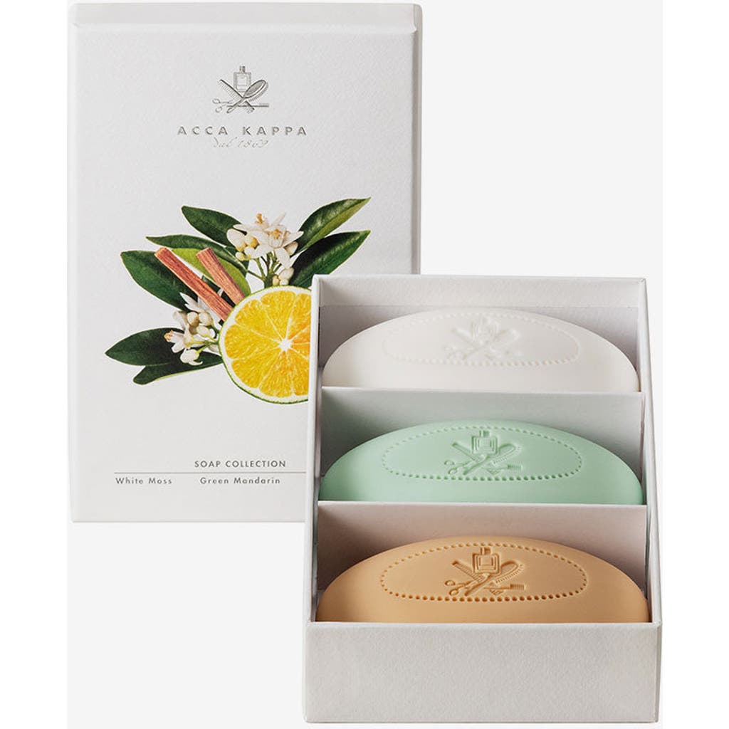 Acca Kappa Soap Collection Gift Set In White