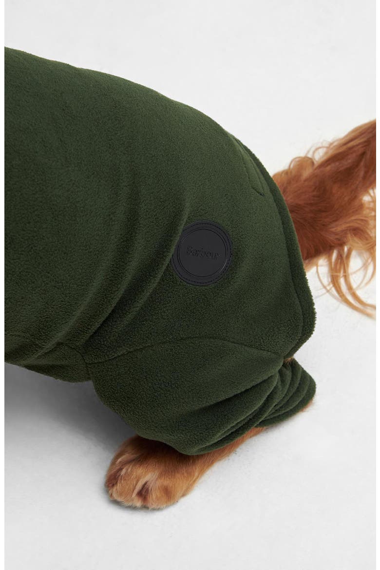 Turtlneck Fleece Dog Sweater, Alternate, color, GREEN
