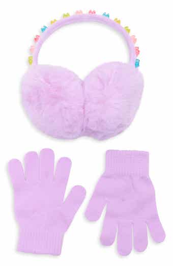 Kids' Gummy Bear Earmuffs & Gloves Set