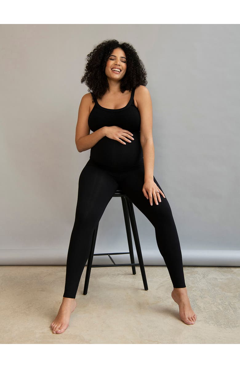 LOVALL Maternity Lightweight Leggings, Alternate, color, Black