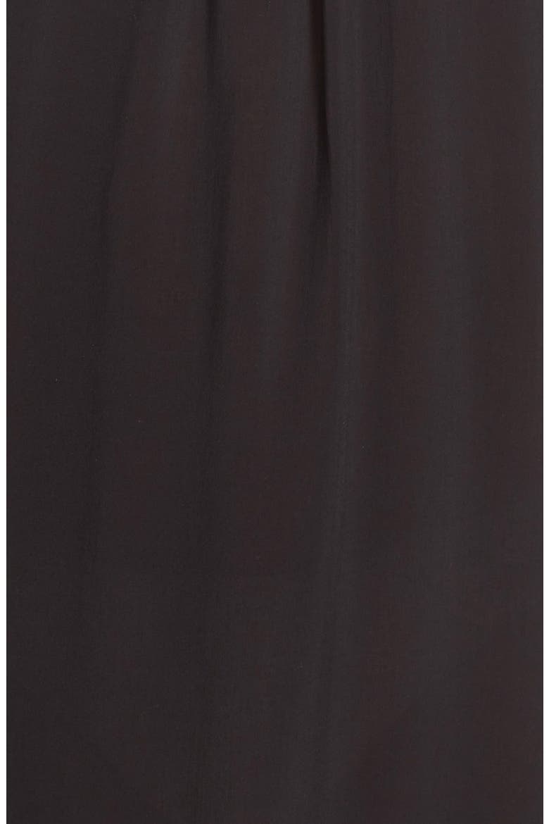 Off the Shoulder Bell Sleeve Cover-Up Tunic, Alternate, color, BLACK