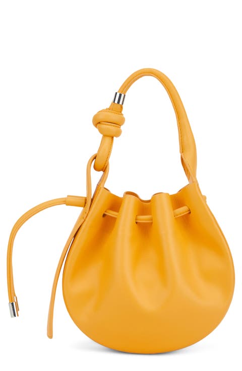 Mini Ina Pebble Leather Crossbody Bag