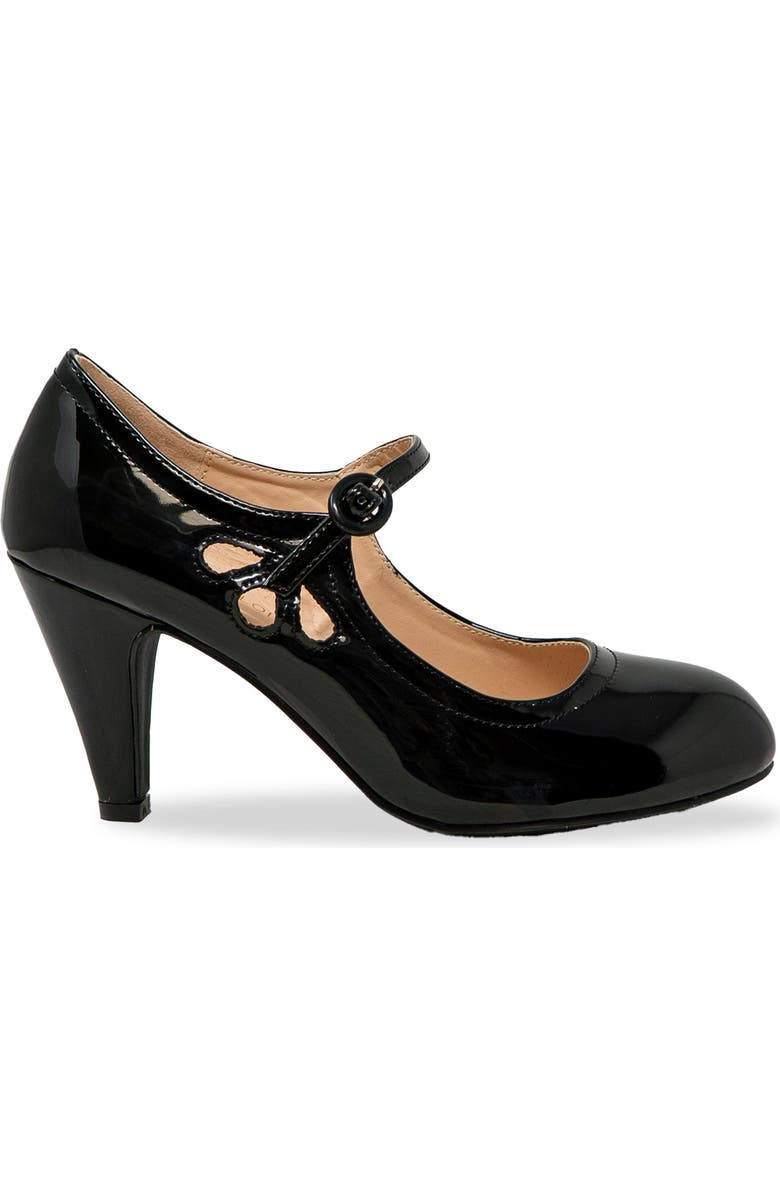 CHASE AND CHLOE Cutout Pump, Alternate, color, Black Patent