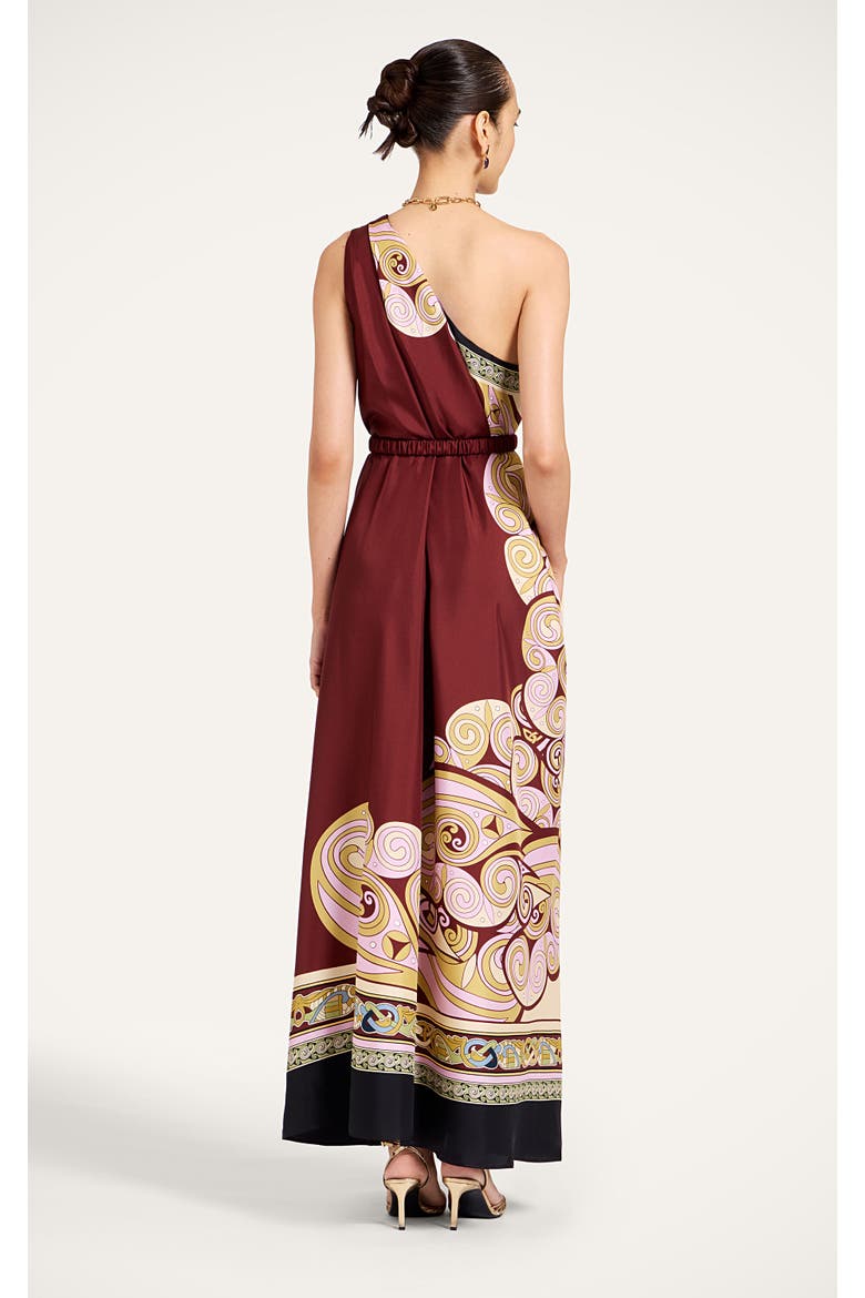Roy Dress, Alternate, color, Kells Swirl Placée Burgundy