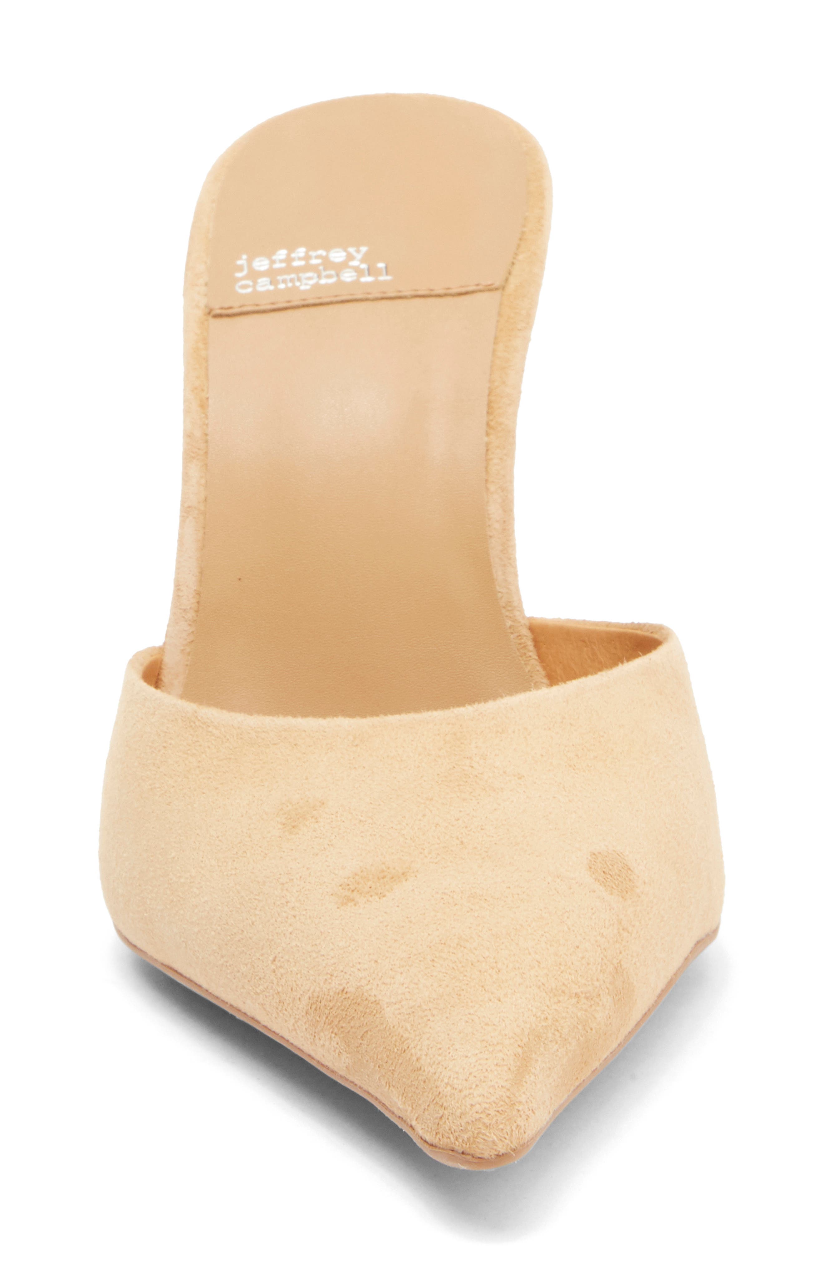 Jeffrey Campbell Robyn Pointed Toe Mule, Alternate, color, Camel Suede