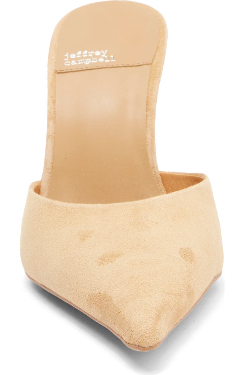 Jeffrey Campbell Robyn Pointed Toe Mule, Alternate, color, Camel Suede