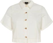 City Chic Millie Short Sleeve Denim Jacket