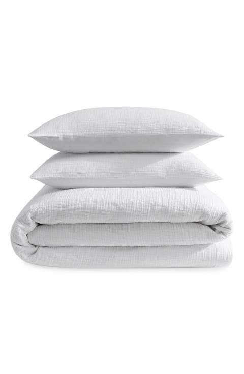 Jacquard Cotton Duvet & Shams Set