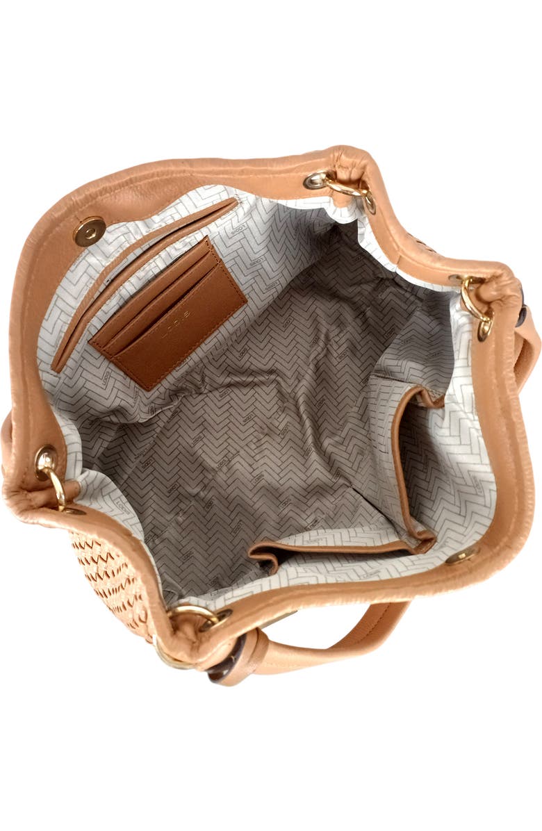 LODIS Audrey Woven Shoulder Bag, Alternate, color, Saddle