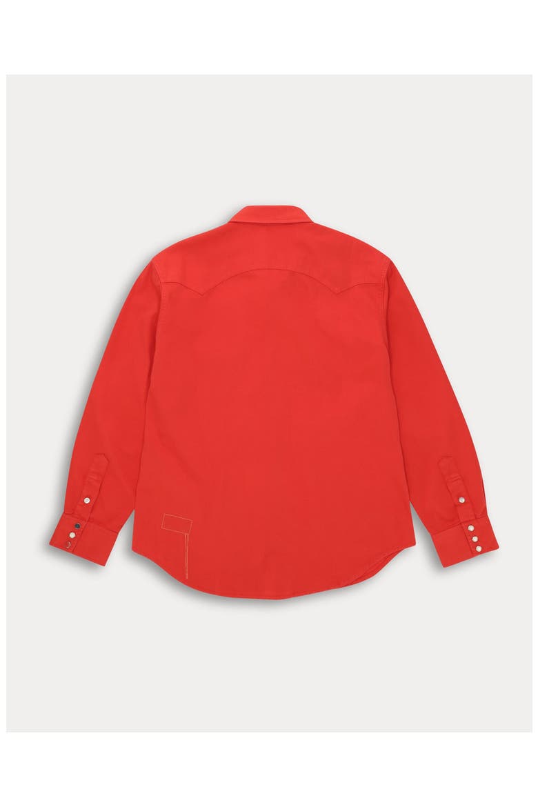 Smith Texan Cotton Shirt, Alternate, color, Red