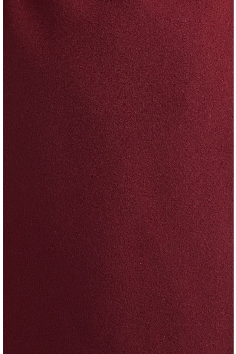 Arona Belted Virgin Wool Wrap Coat, Alternate, color, BORDEAUX