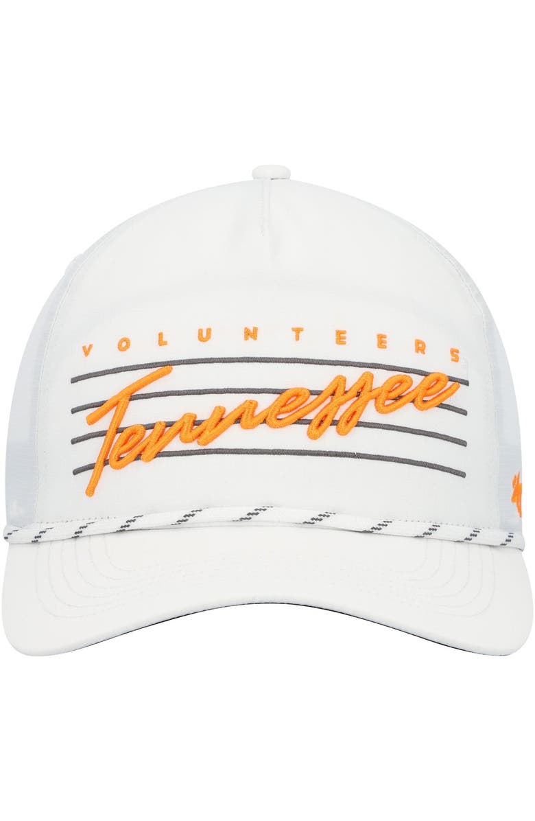 '47 Men's '47  White  Downburst Hitch Trucker Snapback Hat, Alternate, color, 