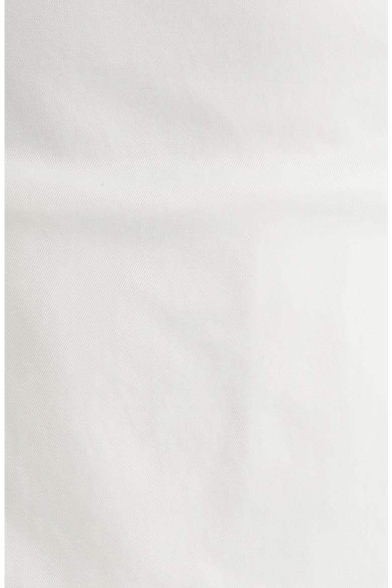 Arden Strapless Mixed Media Dress, Alternate, color, WHITE