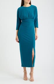Vince Camuto Ity Tucked Dolman Sleeve Dress