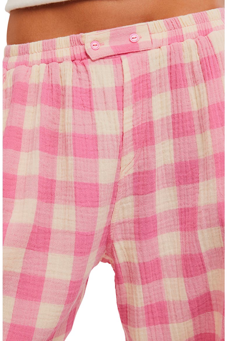 Intimately FP Be Mine Pants, Alternate, color, HOT PINK COMBO