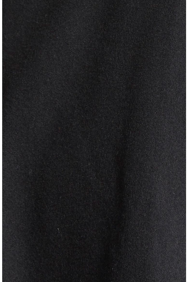 Wool Blend Peacoat, Alternate, color, BLACK