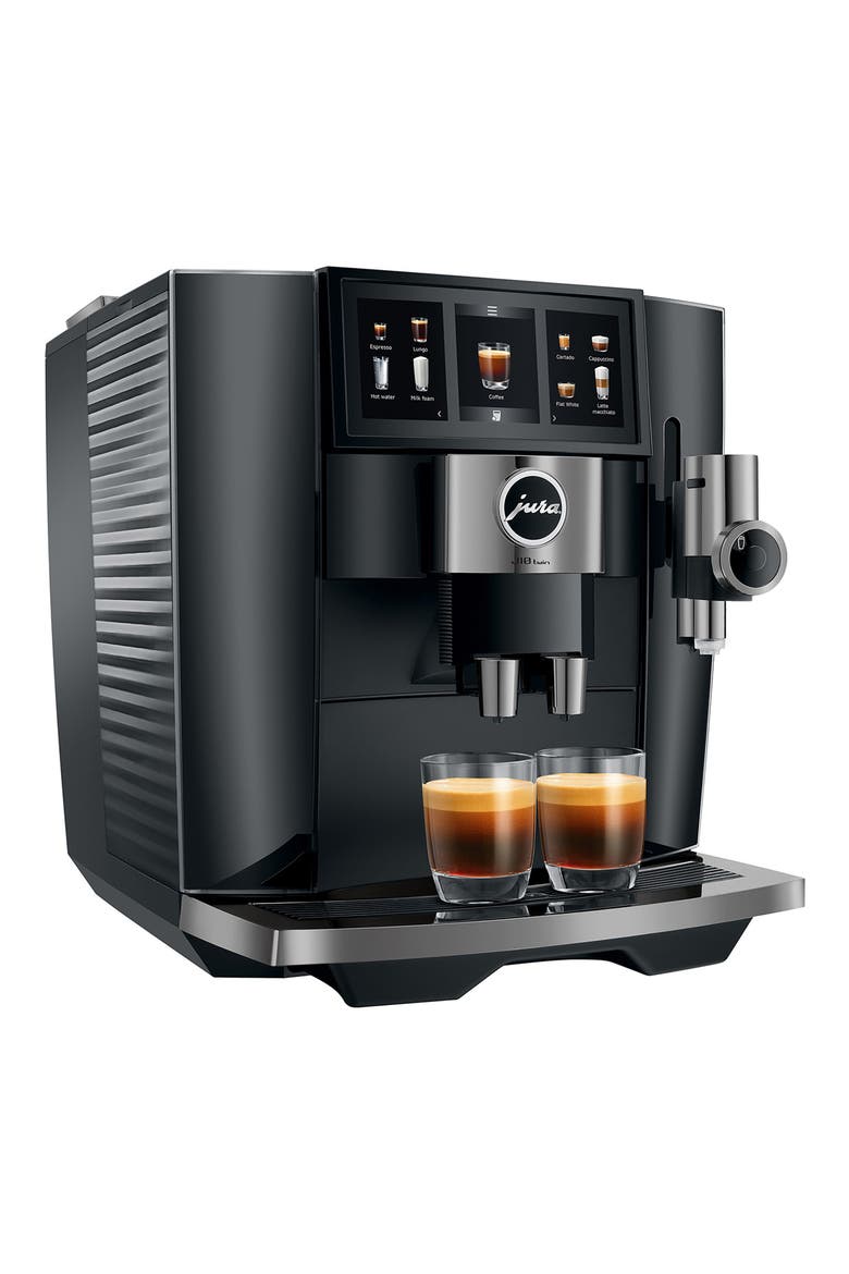 J10 Twin Automatic Coffee Machine, Alternate, color, BLACK