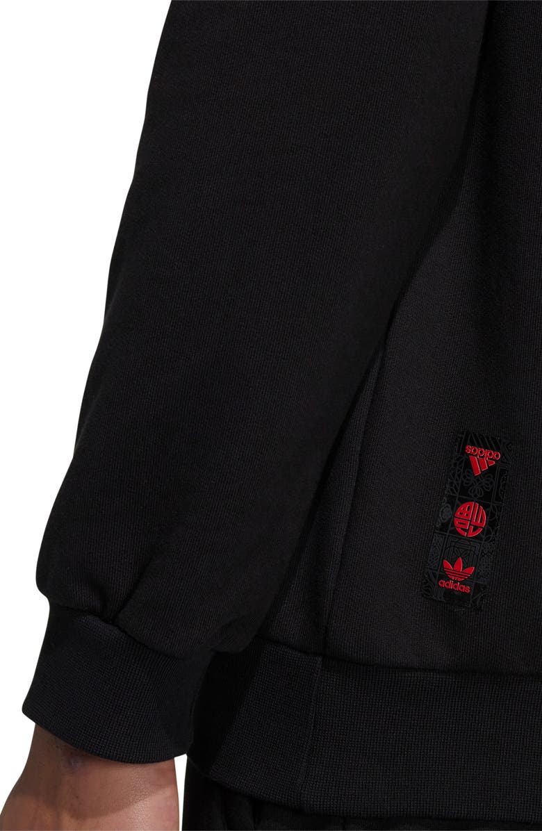 adidas Originals Chinese New Year Embroidered Logo Hoodie, Alternate, color,