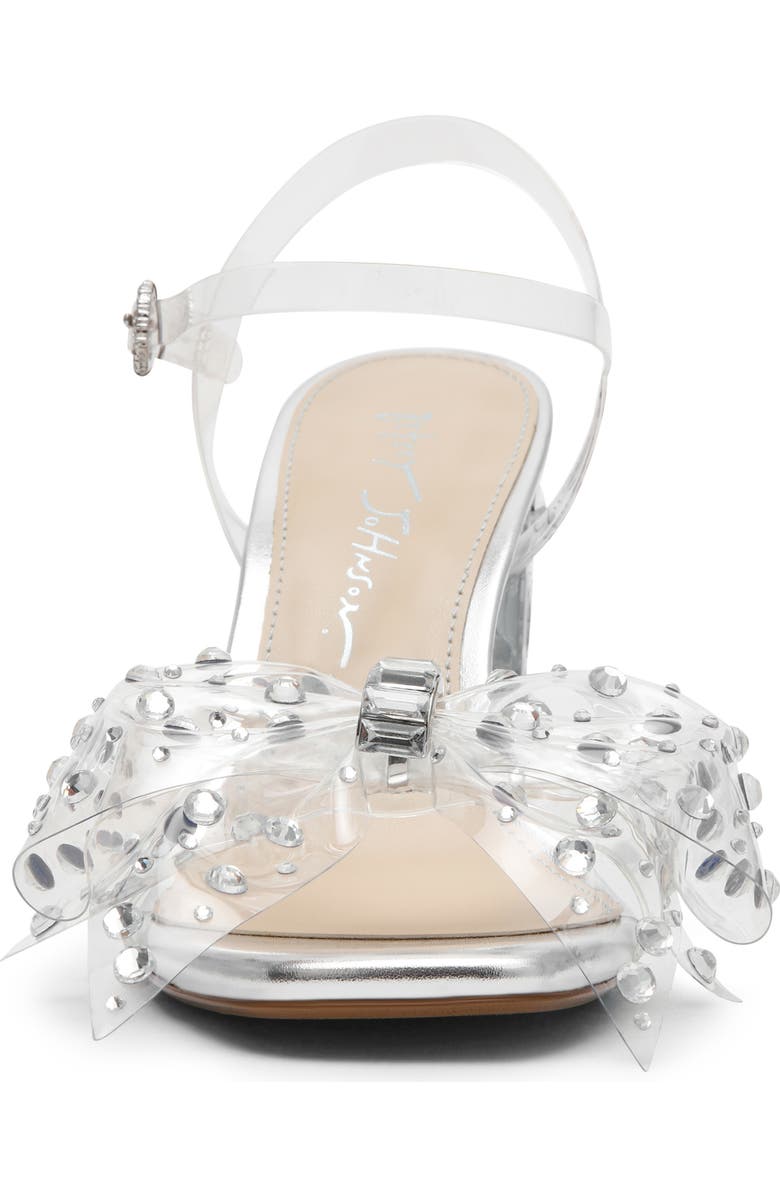 Betsey Johnson Pratt Ankle Strap Sandal, Alternate, color, Silver