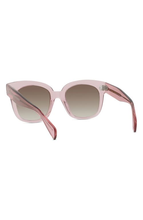 Celine 54mm Gradient Round Sunglasses In Pink
