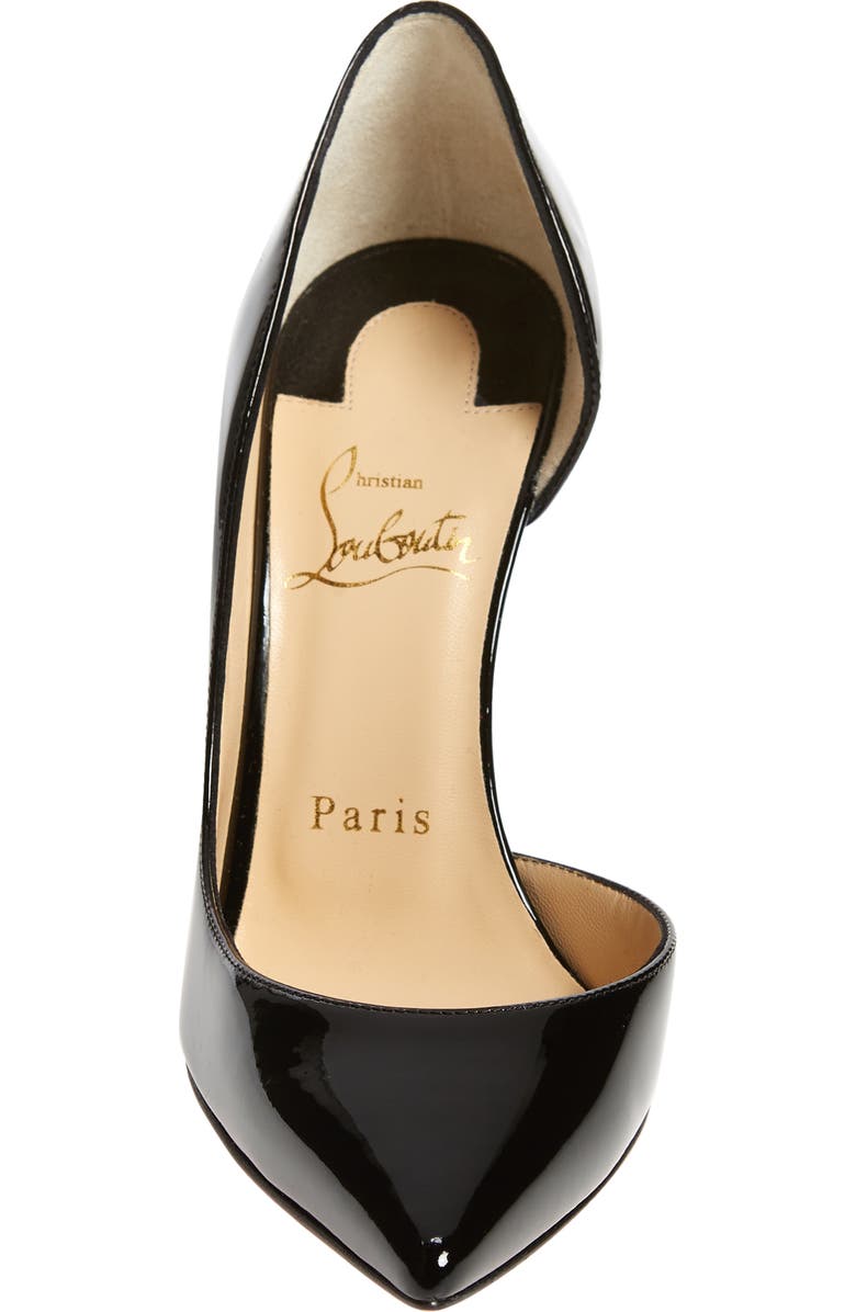 Christian Louboutin Iriza Pointed Toe Half d'Orsay Pump, Alternate, color,