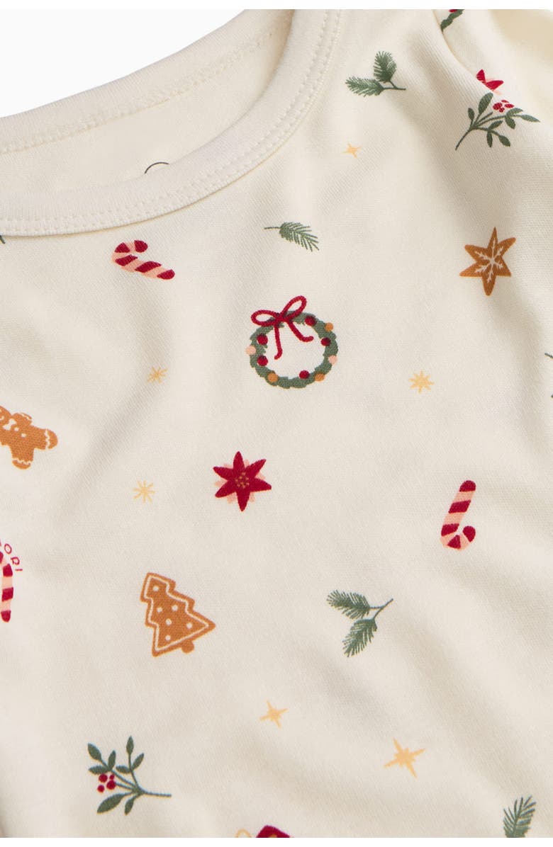 MORI Christmas Pyjamas, Alternate, color, White Christmas